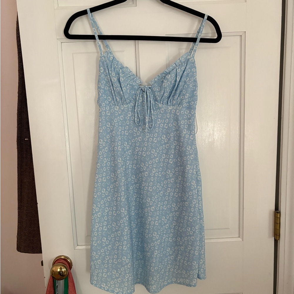 Princess Polly Blue and White Mini Dress